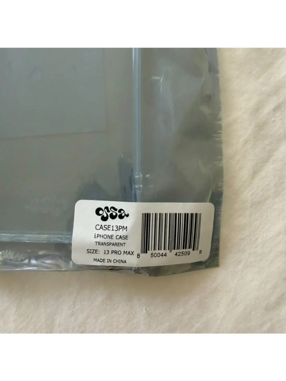 OSSA Transparent iPhone Case NIB iPhone 13 PRO MAX